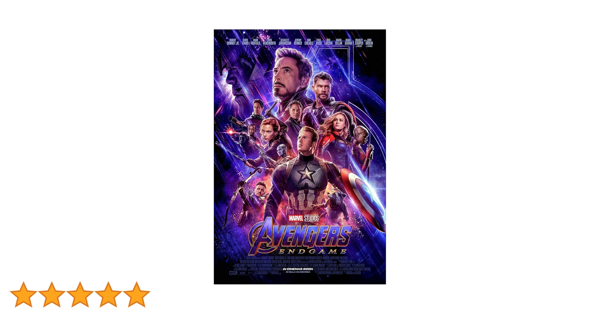 Amazon.co.jp: アベンジャーズ エンドゲーム 映画 ポスター 両面